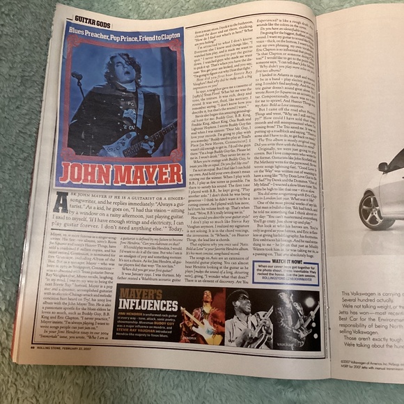 Rolling Stone Magazine John Mayer Issue 1022 February 22, 2007 Barack Obama - Picture 6 of 11